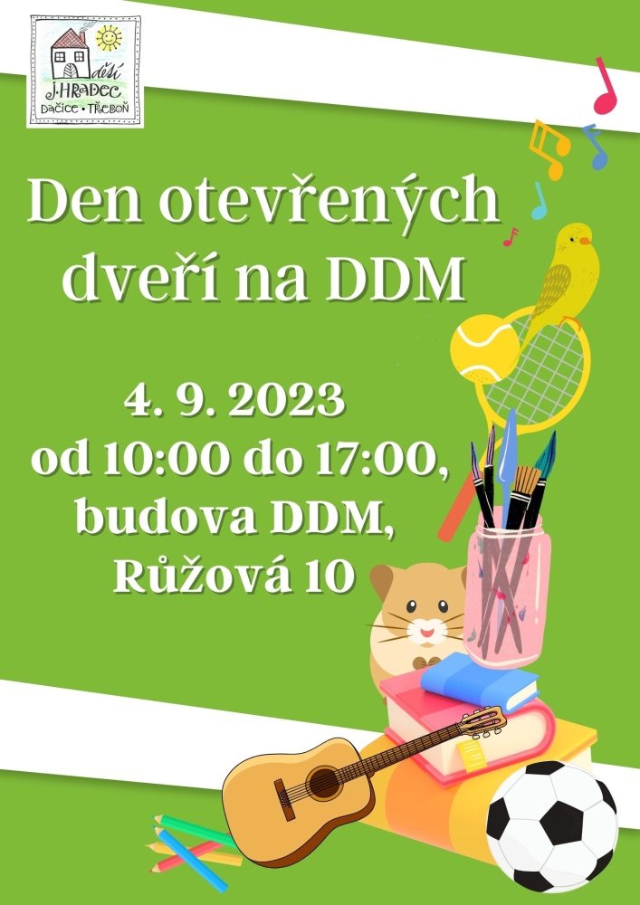 Den otevřených dveří v Domě dětí a mládeže Jindřichův Hradec