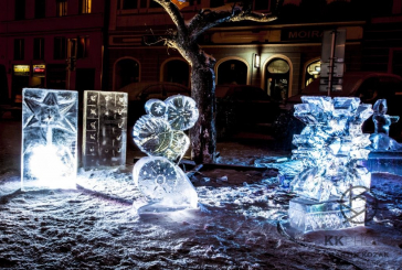 Fotil Martin: Ledové sochy v Jindřichově Hradci 2014