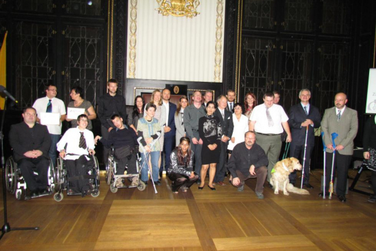 Roman Pišný byl oceněný jako Zdravotně postižený zaměstnanec roku 2014