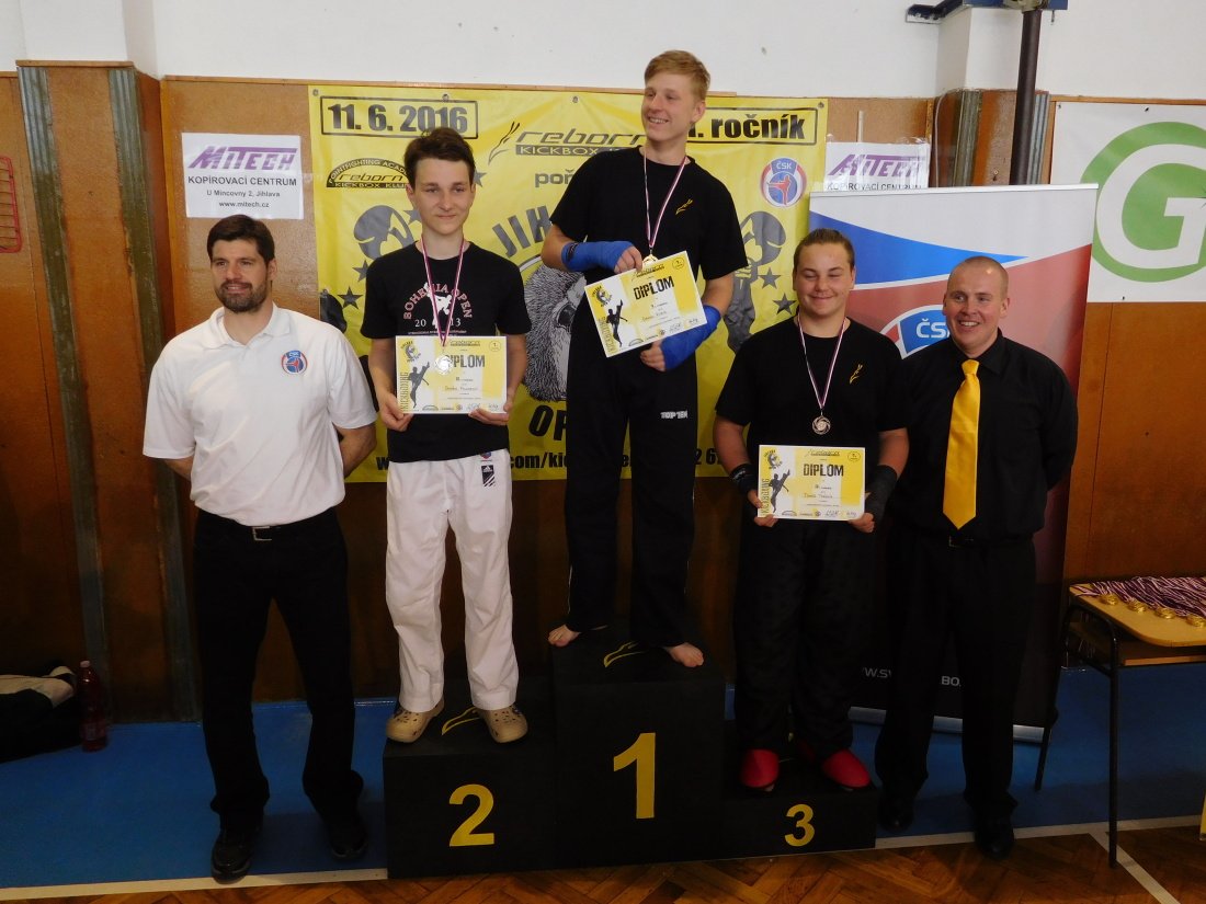 Kickbox Klub Reborn pořádal turnaj v Jihlavě