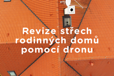 Revize střech pomocí dronu - video