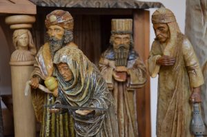 Vánoce u svatého Jána - Jiří Bürger. Betlémy. Dřevořezby.