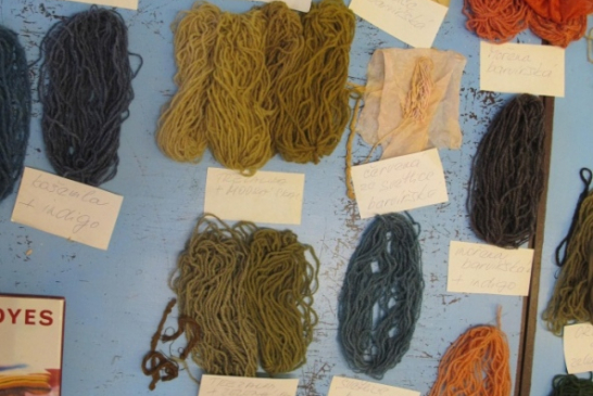Barvení textilních vláken přírodními organickými barvivy - Přednáška Ing. Aleny Samohýlové