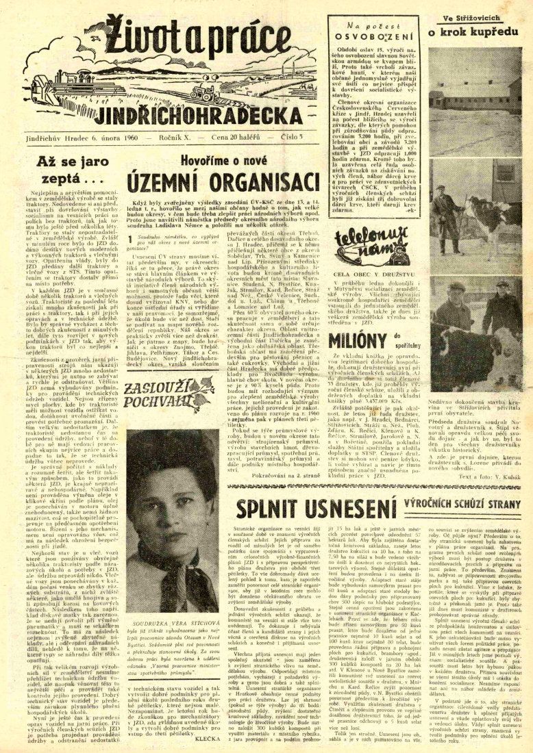 Studentský časopis Jeřáby z roku 1937