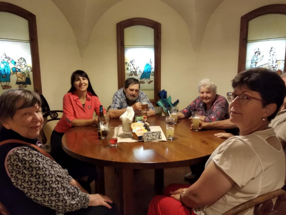Společný oběd se seniory z D-klubu v Telči