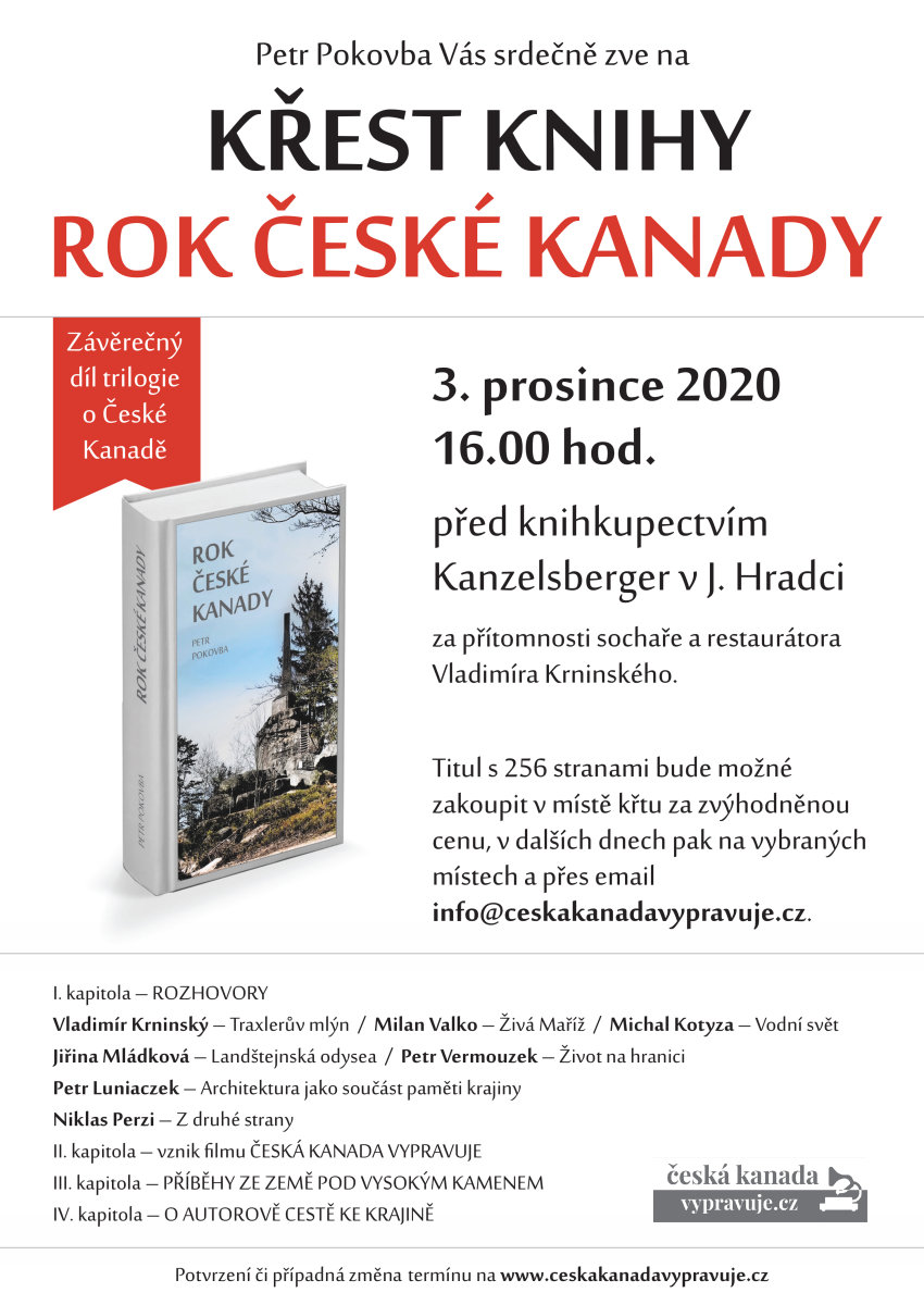 Křest knihy Rok České Kanady