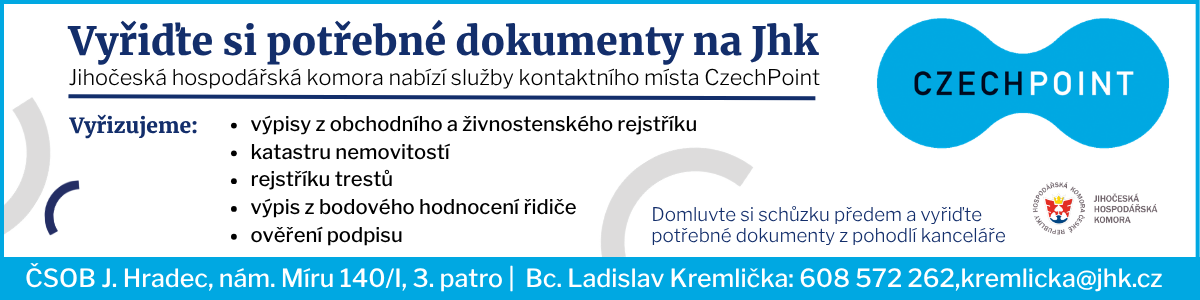 Jihočeská hospodářská komora - Jindřichův Hradec