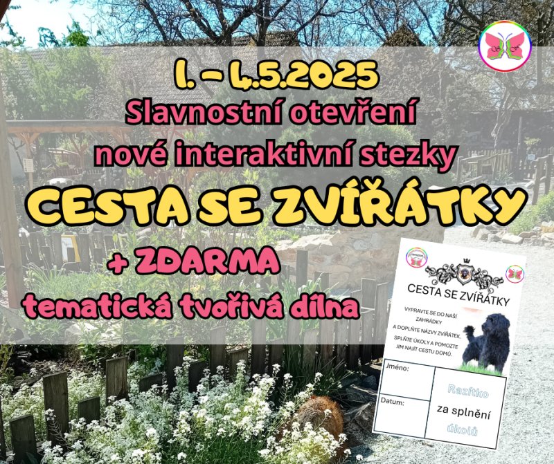 Slavnostní otevření stezky „Cesta se zvířátky“ ve Fantaziu Roseč